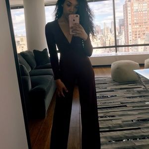 Tobi Wine Colored Jumpsuit size 2